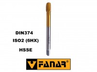 Formgewindebohrer M8x1,0 HSSE TiN ISO2 6HX SR, DIN374, DIN2174, ČSN 223052, FANAR