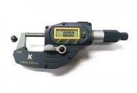 Digitaler Bügelmikrometer 0-25 mm IP65 mit Schnellvorschub mit Datenoutput , KMITEX