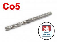 Kobaltbohrer für Metall HSSE Co5 DIN338, 338RTIHSSCo5