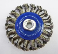 Kübelbürste Kreis- 100 mm verflechtet Rostfrei