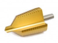 Stufenbohrer für Metall 50-60mm HSS-XE TiN mit geradem Schlitz, Karnasch
