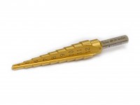 Stufenbohrer für Metall 4-12mm HSS-XE TiN mit geradem Schlitz, Karnasch